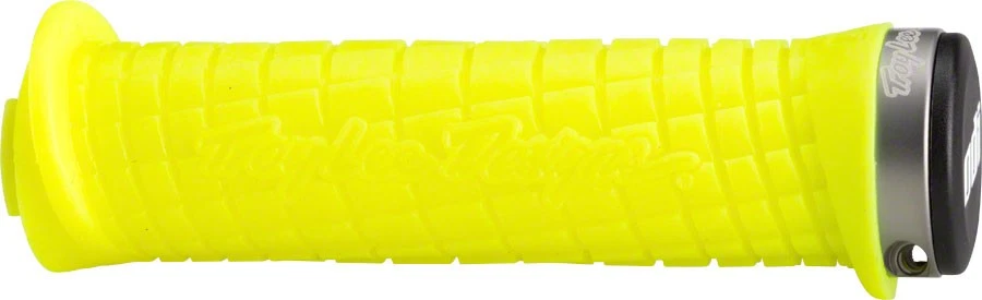 Troy Lee Grips - ODI Troy Lee Grips - Yellow/Gray, Lock-On - Grip - Image 1 of 1