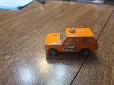 Matchbox Lesney Rolamatics  No. 20 Police Patrol Site Engineer Orange Car - Image 1 of 4