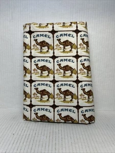 Vintage Camel Cigarette Logo Textile Fabric Camel & Pyramids 75” Long x 42” Wide - Picture 1 of 4