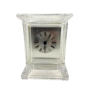 VTG Godinger Clock Hechinger Full Lead Crystal Quartz West Germany 1980s - Picture 1 of 17