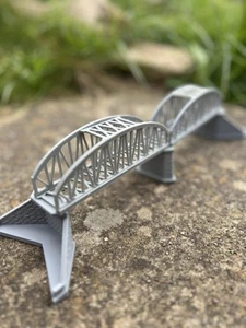N Gauge Girder Bow Bridge 3d Printed Model Railway Steel Bridge - Picture 1 of 5