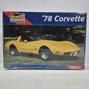 Revell Monogram '78 Corvette 1:24 Model Kit #85-2520 Skill Level 2 *NEW SEALED - Picture 1 of 8