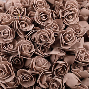 500 Foam Mini Roses WHOLESALE Heads Buds Small Flowers Wedding Home Party UK