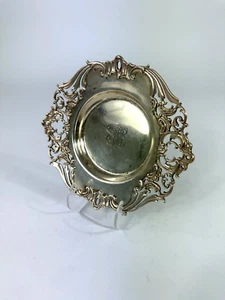 Antiker Silber Teller Theo. B. Starr 7231 Durchbrochen Teller Schale Sterling - Bild 1 von 10