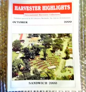 IH INTERNATIONAL HARVESTER HIGHLIGHTS Magazine October 2000 - Picture 1 of 1