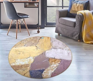 3D Elegantes Lila H9317 Teppich Matte Runde Foto Teppich Skromova Marina Erin - Bild 1 von 5