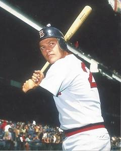 Foto 8x10 béisbol, Carlton Fisk, Medias Rojas de Boston bateando - Imagen 1 de 1