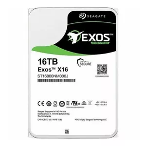 Seagate Exos X16 16TB Sata 6Gb/s 3.5" Internal HDD Hard Disk Drive ST16000NM000J - Picture 1 of 3