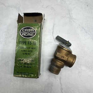 15 PSI Bronze Steam Safety Relief Valve - 3/4" NPT 15 PSIG. - Picture 1 of 6