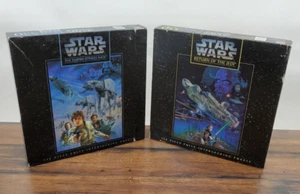 NOS Sealed Vtg 1995 Star Wars Puzzle Lot Milton Bradley ESB ROTJ - Picture 1 of 4