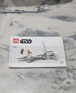 Lego Star Wars 75346 Pirate Snub Fighter Instruction Manual Only - Picture 1 of 1