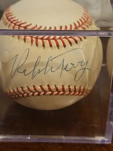 Ralph Terry signed baseball autographed AL american league ball Yankees Mets - Picture 1 of 4