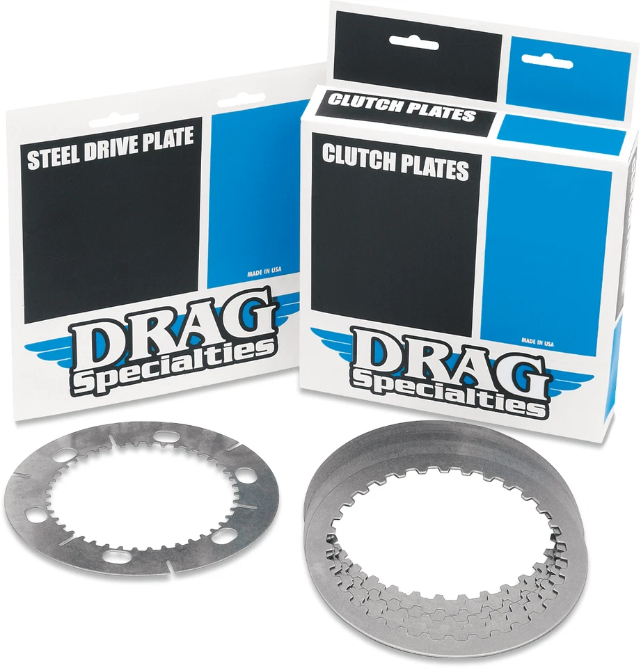 Kit de placa de embrague de acero para motocicleta Drag Specialties 98-17 Harley Dyna Touring FLS Foto 1 de 1
