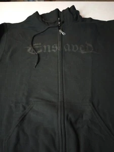 Enslaved Hoodie Black Y2K Norwegian Extreme Metal Size Medium - Picture 1 of 6