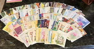 107 GRUSSKARTEN FÜR ALLE ANLÄSSE MIT UMSCHLÄGEN teils Vintage NEU KONVOLUT - Bild 1 von 8