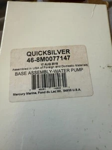 Quicksilver 96148A8 Water Pump Repair Kit FREE SHIPPING in USA - Picture 1 of 4