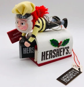 Kurt Adler Hershey's Chocolate Collector - Mailbox -Vintage Wooden Ornament 1996 - Picture 1 of 7
