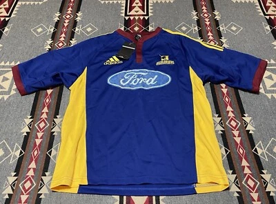 Highlanders Rugby Shirt Men’s L Adidas Super 14 New Zealand M2 - Image 1 of 4