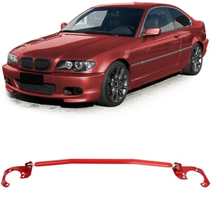 Aluminium Antirapprochement Rouge Réglable Compatible pour BMW E46 6 Cyl 320i - Foto 1 di 8