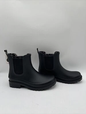 Bota de lluvia Lucky Brand Reindrop para mujer negra talla 9M/40 Foto 1 de 4