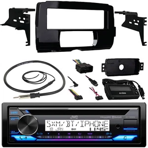 JVC KD-T92MBS Single-DIN Marine Bluetooth CD Receiver W/Install Kit, 22" Antenna - Picture 1 of 5