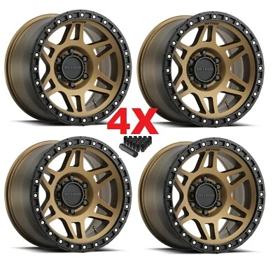 RUEDAS 17 BRONCE TODOTERRENO MÉTODO MR31278560900 MR312 17X8,5 6X139,7 NEGRAS Foto 1 de 4