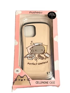 Custodia telefono Pusheen Purrfect Weekend iPhone 12 Pro Max colore crema nuova - Foto 1 di 5