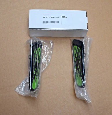 Original Mini 51132410454 Zierblendenset mit Pad VIVID GREEN F55 F56 F57 - Bild 1 von 2