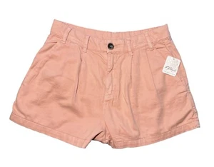 Free People Billie Chino Shorts Rose Petal Pink Size 2 NWT - Picture 1 of 3