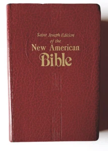 New American Bible St. Joseph Edition 1970 Red Bonded Leather - Picture 1 of 7
