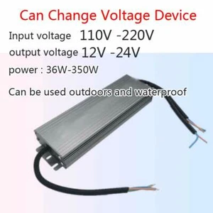 Change Voltage Transform Tool Outdoor Waterproof 110V 220V to 12V 24V 36-350W - Picture 1 of 16