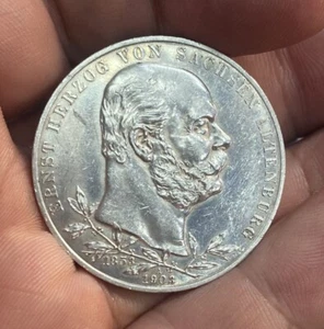 German States Saxe-Altenburg 1903 A, 5 Mark - Picture 1 of 8