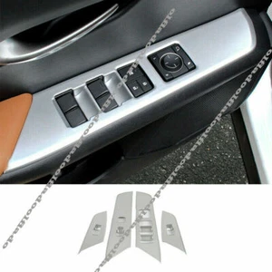 For Lexus UX200 250h 2019-2021 Silver Inner Window lift panel switch cover trim - Picture 1 of 8