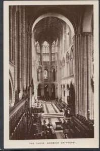 Norfolk Postcard - The Choir, Norwich Cathedral RS12168 - Picture 1 of 2