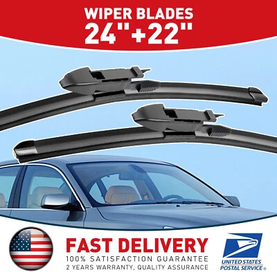 Limpiaparabrisas delantero 24"+22" para todas las estaciones repuesto para BMW M5 2006-2010 Foto 1 de 4