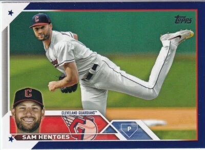 2023 Topps Update - Sam Hentges - Royal Blue - Image 1 of 2