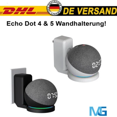 Amazon Echo Dot 4. / 5. Generation Wandhalterung Steckdose Halterung Wall Mount - Bild 1 von 4