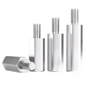 M2-M10 Abstandsbolzen Distanzhalter Distanzbolzen Innen-Außen Edelstahl A1 - Picture 1 of 167