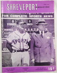 1952 Shreveport Magazine Sports Louisiana Texas League Corporation Mardis Gras - Picture 1 of 11