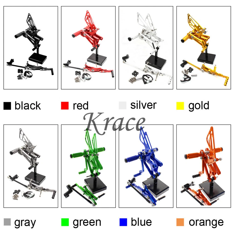 Reposapiés CNC para Triumph DAYTONA 675 2006-2012 estriba pedal GP Foto 1 de 4