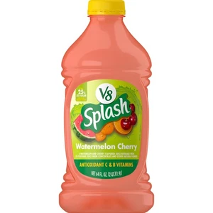 V8 Splash Watermelon Cherry Flavored Juice Beverage, 64 fl oz Bottle - Picture 1 of 6