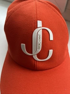 NP: 295€ Jimmy Choo BaseCap Paxy orange Baseball-Cap Baseballkappe Mütze NEU - Bild 1 von 4