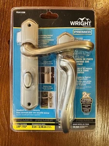 Wright Products VCA112SN Satin Nickel Storm Screen Türgriff Riegel Set Neu - Bild 1 von 5