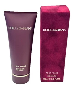 NEW Dolce & Gabbana Pour Femme Perfumed Shower Gel 3.3 oz 100mL NIB - Picture 1 of 2