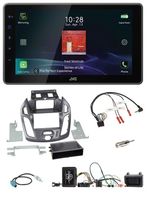 JVC DAB Lenkrad Bluetooth USB Autoradio für Ford Transit Connect Pegasus 2013-20 - Bild 1 von 4