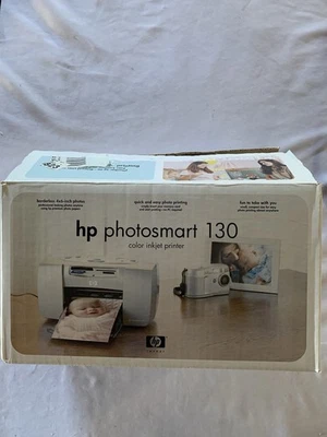 HP PhotoSmart 130 Standard Inkjet Printer Untested - Image 1 of 4