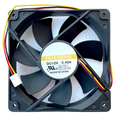 For YS.TECH FD121225HB 12V 0.46A 120*120*25mm 3pin 2600RPM 106.1CFM Cooling Fan - Image 1 of 3