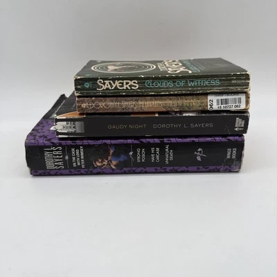 Dorothy L Sayers Book Lot of 4 -- On the Case w/ Peter Wimsey (HC) & 3 PBs - Image 1 of 4