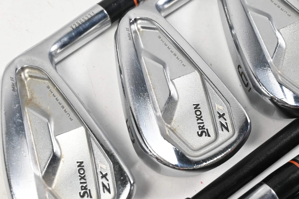 Srixon ZX7 MK II Irons 2023 / 4-PW / Stiff Flex LA Golf L-Series Shafts - Image 1 of 4