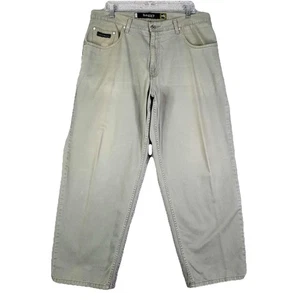 Vintage Levis Silvertab Baggy Green Khaki Pants Jeans Size 38x30 Hip Hop Skater - Picture 1 of 11